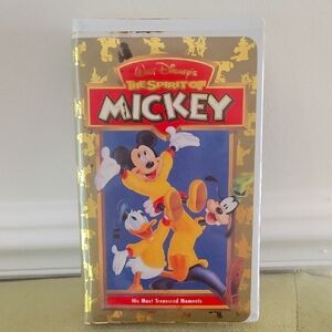 The Spirit of Mickey VHS Vintage